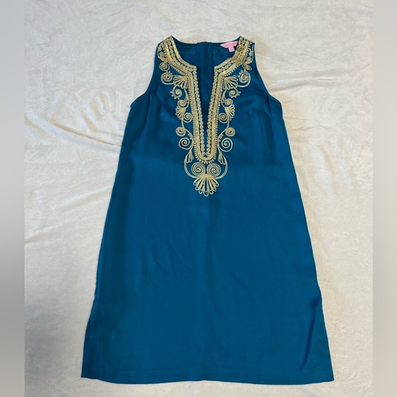 Lily Pulitzer Carlotta Stretch Shift Dress - Picture 2 of 15